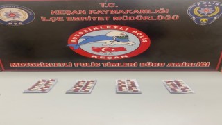 Keşanda sentetik ecza ile yakalanan şüpheli gözaltına alındı