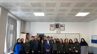 Kıbrıs Gazisi Kansoy öğrencilerle bir araya gelerek önemli nasihatlerde bulundu