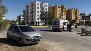 Kiliste motosiklet ile otomobil çarpıştı:2 yaralı