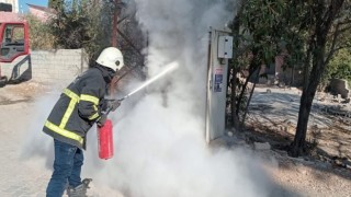 Kırıkhanda trafo yangını