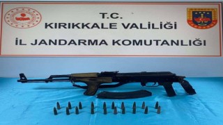 Kırıkkalede kalaşnikofla yakalanan şahıs gözaltına alındı