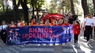 Kırklarelinde Amatör Spor Haftası yürüyüşle başladı