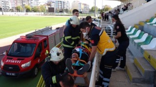 Kırklarelinde filim sahnelerini aratmayan tatbikat