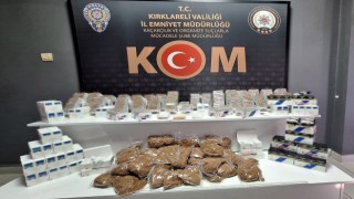 Kırklarelinde kaçakçılık operasyonu: 3 gözaltı