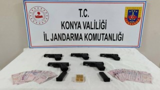 Konyada silah kaçakçılarına operasyon