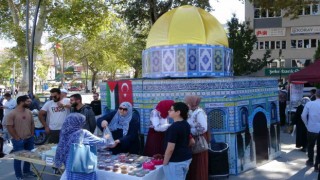 Kütahyada Filistin-Gazze yararına hayır çarşısı