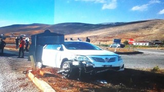 Malatyada iki otomobil çarpıştı: 1 yaralı
