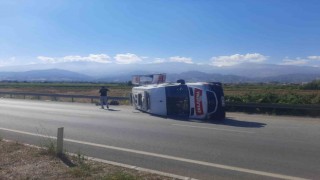Manisada yürekleri ağza getiren kaza kamerada