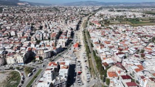 Manisanın trafiğine nefes aldıracak yolda çalışmalar sürüyor