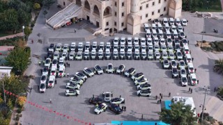 Mardinde emniyet ve jandarmaya 55 aracın teslimi törenle yapıldı