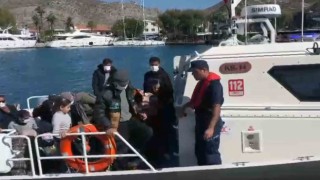Marmariste 5i çocuk 20 düzensiz göçmen yakalandı