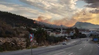 Mersin Bozyazıda orman yangını büyümeden söndürüldü