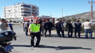 Mersinde ticari araç dereye uçtu: 1 yaralı