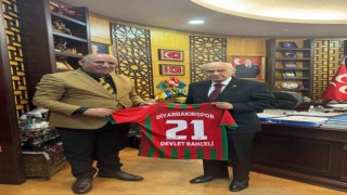 MHP Diyarbakır İl Başkanı ve Diyarbakırspor Kulüp Başkanından Bahçeliye ziyaret
