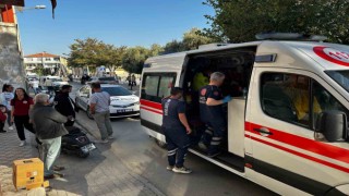 Milasta motosikletin çarptığı çocuk yaralandı