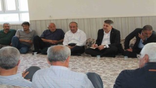 Milletvekili Şan, köylerdeki vatandaşlarla bir araya geldi