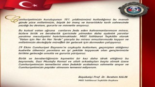 MİT Başkanı Kalından Cumhuriyet Bayramı mesajı