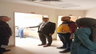 Müdür Korkmaz hasta ziyaret edip personeli dinledi