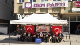 Muşta evlat nöbeti devam ediyor