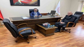 Mustafa Kurttan yeni müdüre ziyaret