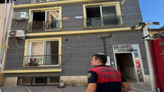 Nazillide ev yangını