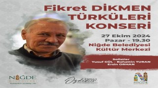 Niğde Belediyesinden Fikret Dikmen Türküleri Konseri