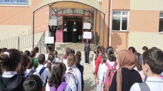 Öğrenciler de kadına şiddete ‘hayır dedi