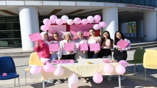 OKÜ’de Meme Kanseri Farkındalığı İçin Öğrencilerden Örnek Etkinlik