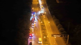 Orduda iş makinesi ile otomobil çarpıştı: 1i çocuk 3 yaralı