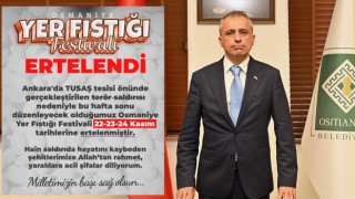 Osmaniye Yer Fıstığı Festivali Ertelendi
