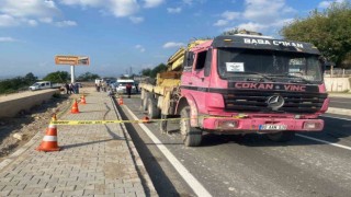Osmaniyede vincin altında kalan işçi ağır yaralandı