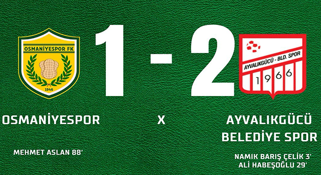 Osmaniyespor FK, Sahasında Mağlup Oldu