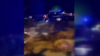 Otomobil koyun sürüsüne çarptı; 6 yaralı, 20 koyun telef oldu
