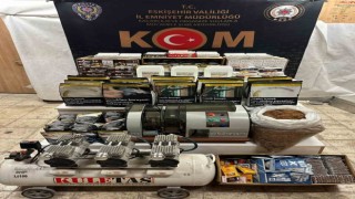 Polis ekiplerinden kaçak tütün operasyonu