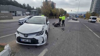 Polisevi Kavşağında meydana gelen trafik kazasında 1 kişi yaralandı