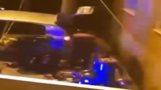 Polisten kaçıp kaza yaptı, uyarı ateşleriyle vurulduğunu sandı