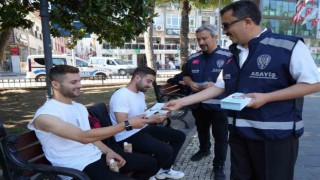 Polisten vatandaşlara yasa dışı bahis ve dolandırıcılık bilgilendirmesi