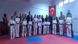 Posofta miniklerin kuşak heyecanı