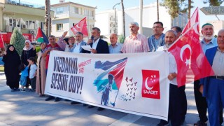 Saadet Partisi'nden İsrail'e Tepki: 'Filistin Bizim Vicdanımızdır!'