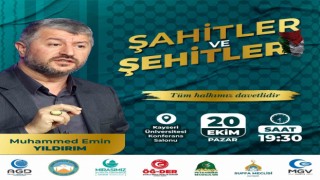 Şahitler ve Şehitler Konferansı Kayseride gerçekleşecek