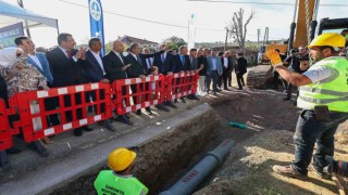 Sakaryada 25 milyon TLlik alt yapı yatırımı için ilk kazma vuruldu