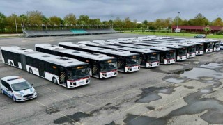 Samsun toplu taşıma filosuna 10 körüklü otobüs