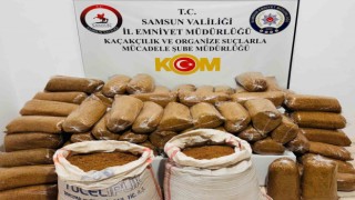Samsunda 510 kilo kaçak tütün ele geçirildi