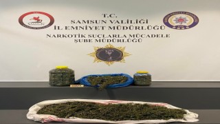 Samsunda 6 kilo 700 gram esrar ele geçirildi