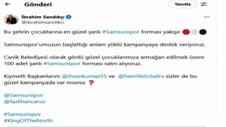 Samsunda, belediye başkanlarından forma kampanyasına büyük destek
