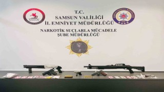Samsunda eş zamanlı uyuşturucu operasyonu: 17 gözaltı