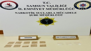 Samsunda genç kadın uyuşturucuyla yakalandı