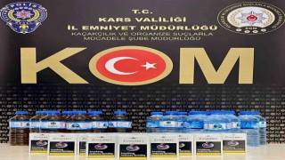 Sarıkamışta sahte alkol ve makaron ele geçirildi