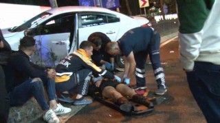 Sarıyerde alkollü sürücünün kullandığı araç refüje girdi: 2 yaralı