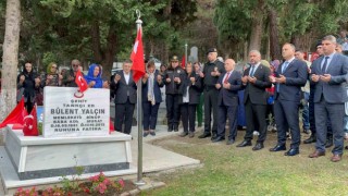 Şehit Bülent Yalçın, kabri başında anıldı
